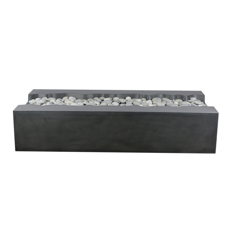 Arroyo Rectangle Concrete Fire Pit Table - 60" x 34"