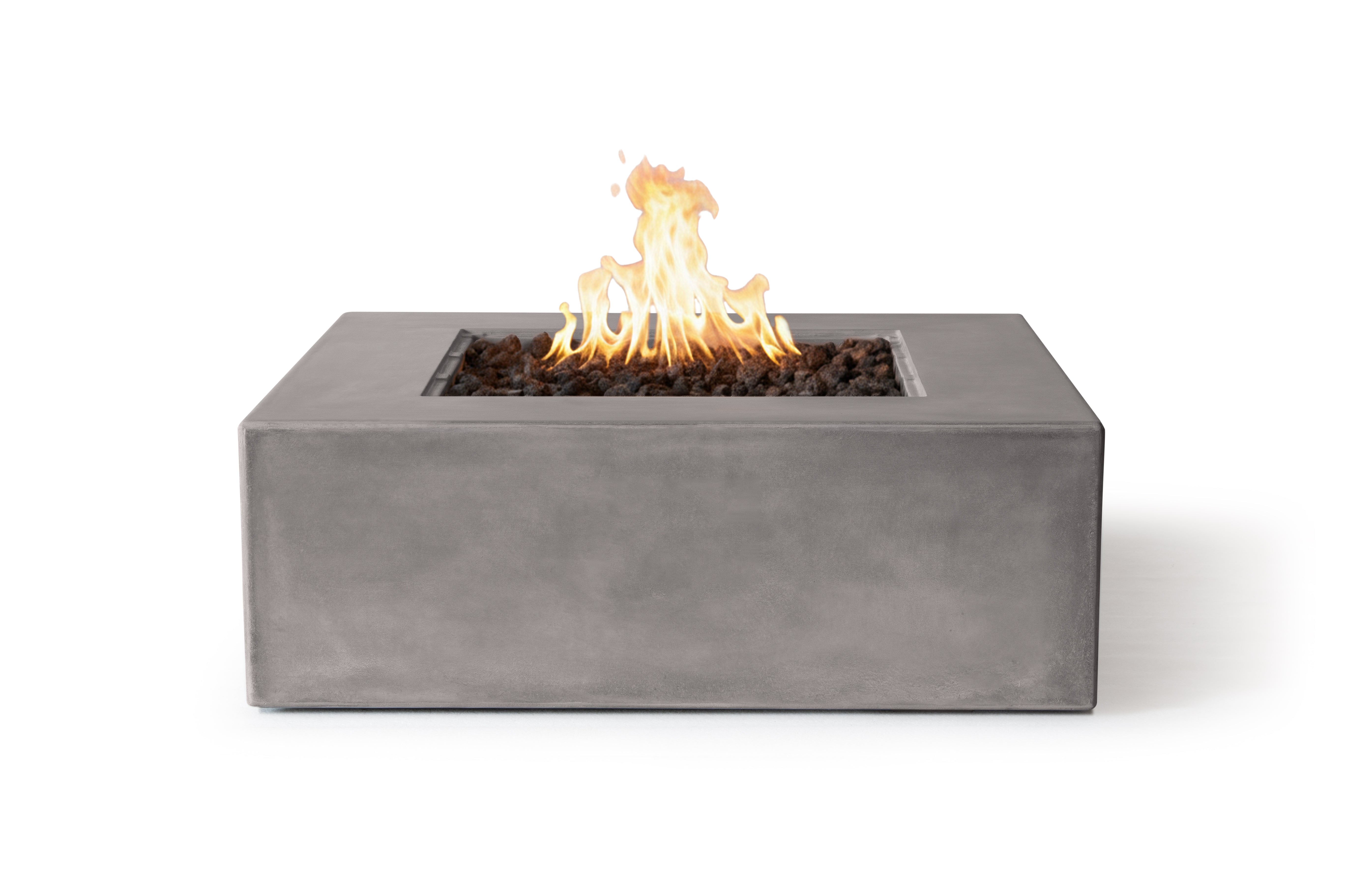 Otto Square Concrete Fire Pit Table - 42" x 42" x 15"