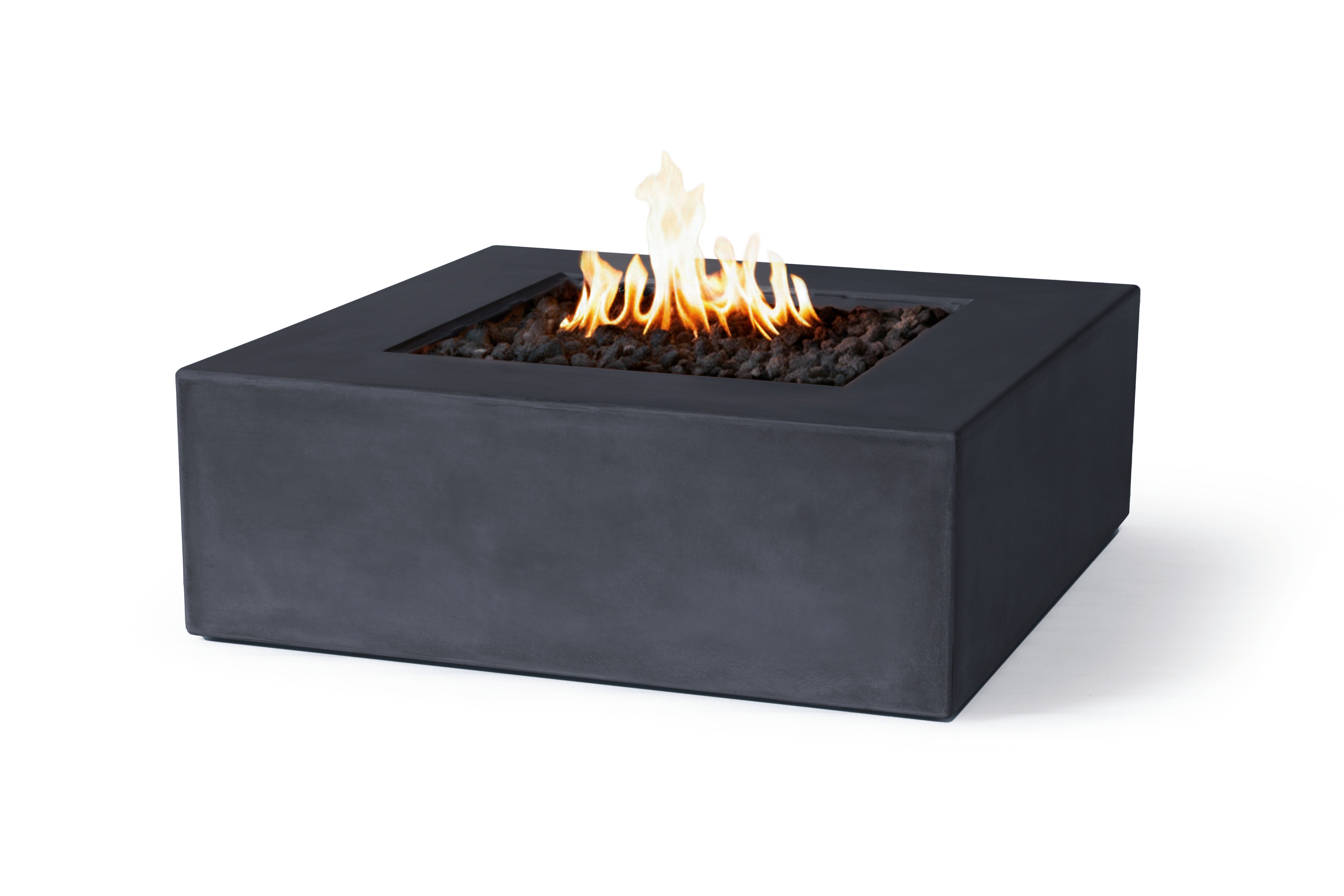 Otto Square Concrete Fire Pit Table - 42" x 42" x 15"