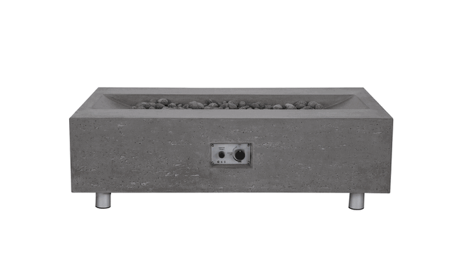 Millenia Concrete Fire Table - Rectangle 48" x 30"