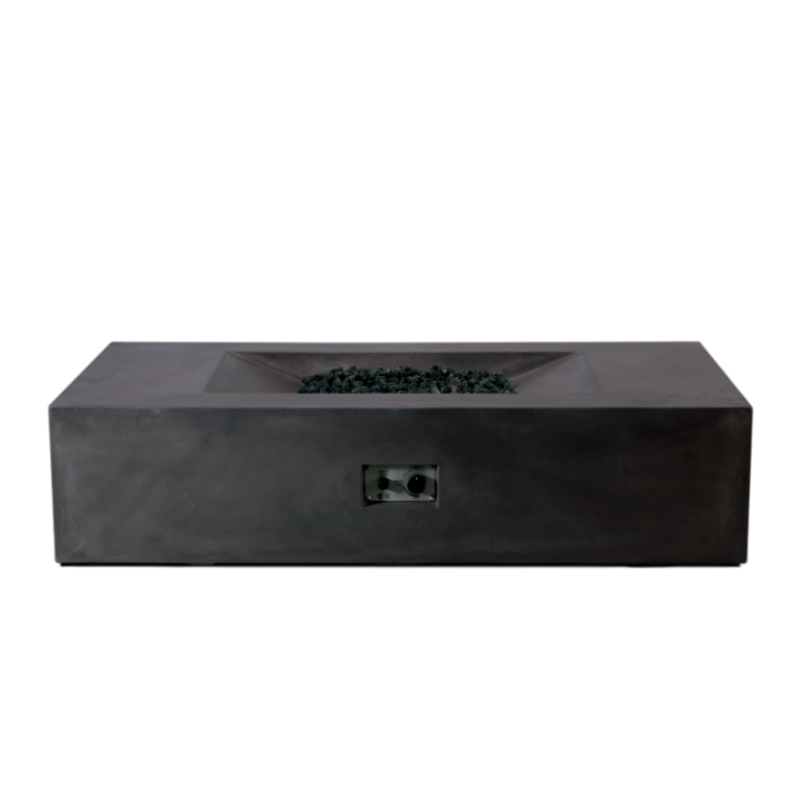 MODerne Concrete Fire Table - Rectangle 58" x 32" x 14" - Propane Version