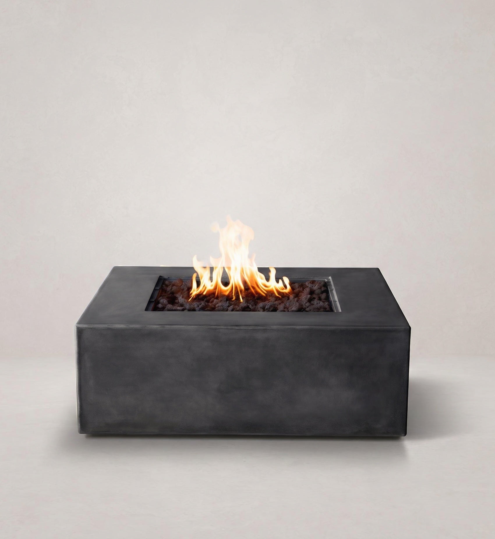 Otto Square Concrete Fire Pit Table - 42" x 42" x 15"