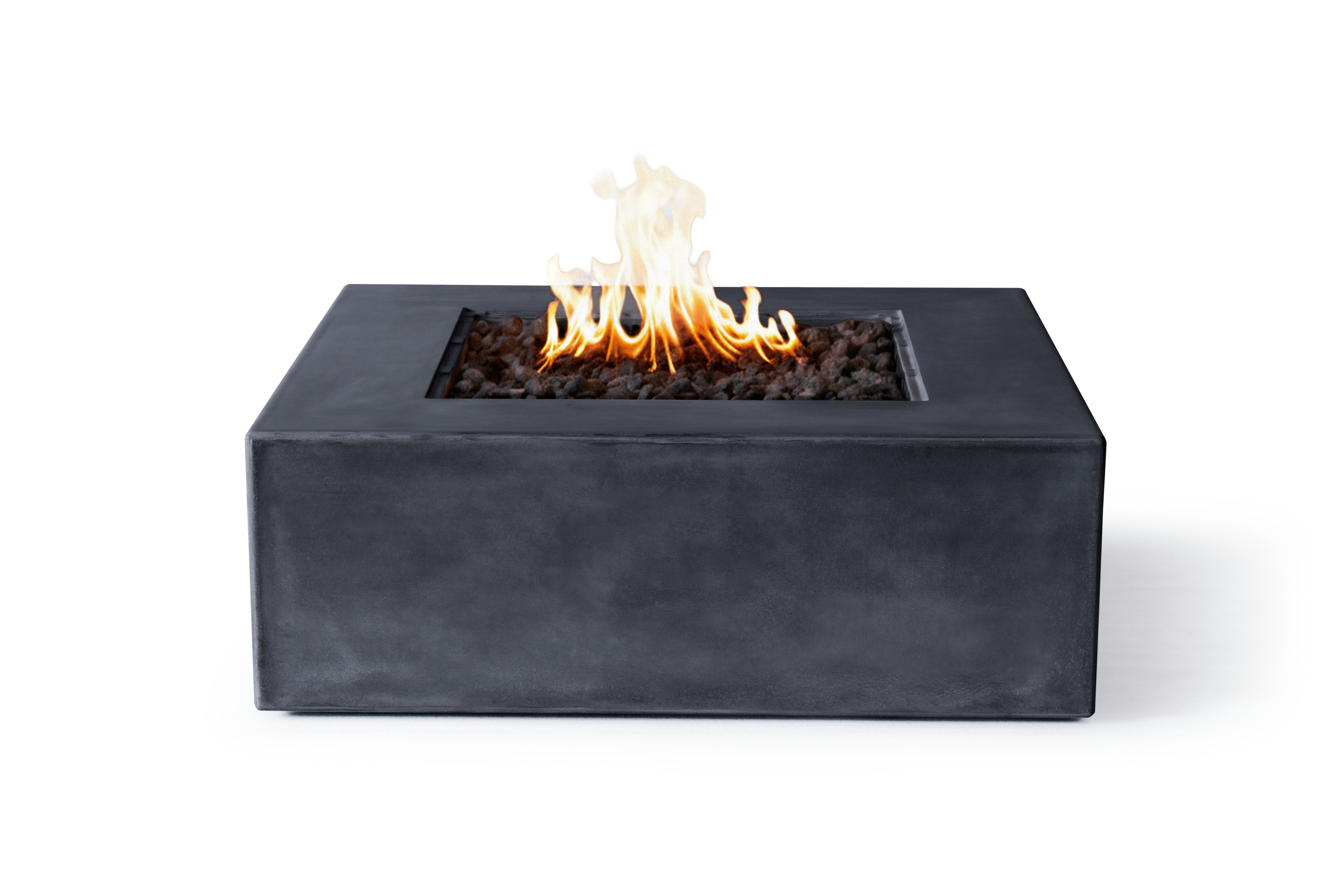 Otto Square Concrete Fire Pit Table - 42" x 42" x 15"