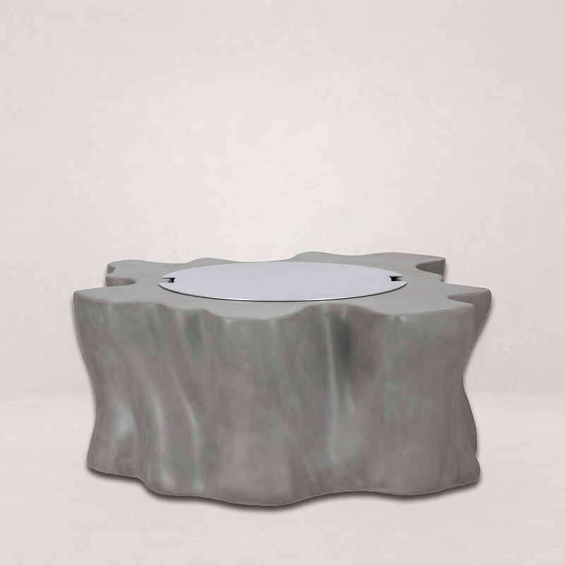 Root Pro Concrete Fire Pit Table - 46" x 42" x 17"