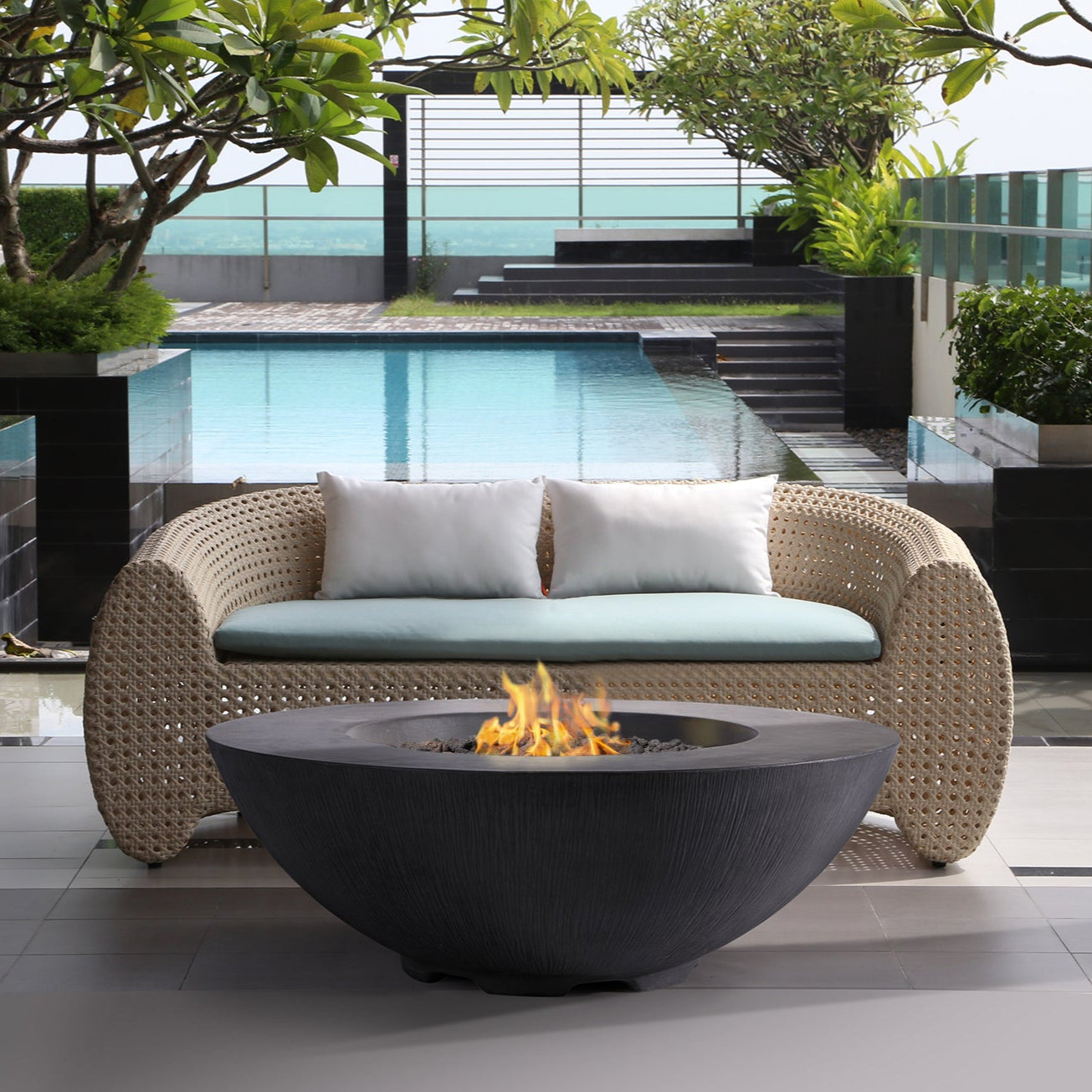Shangri-La Concrete Fire Bowl - 41"