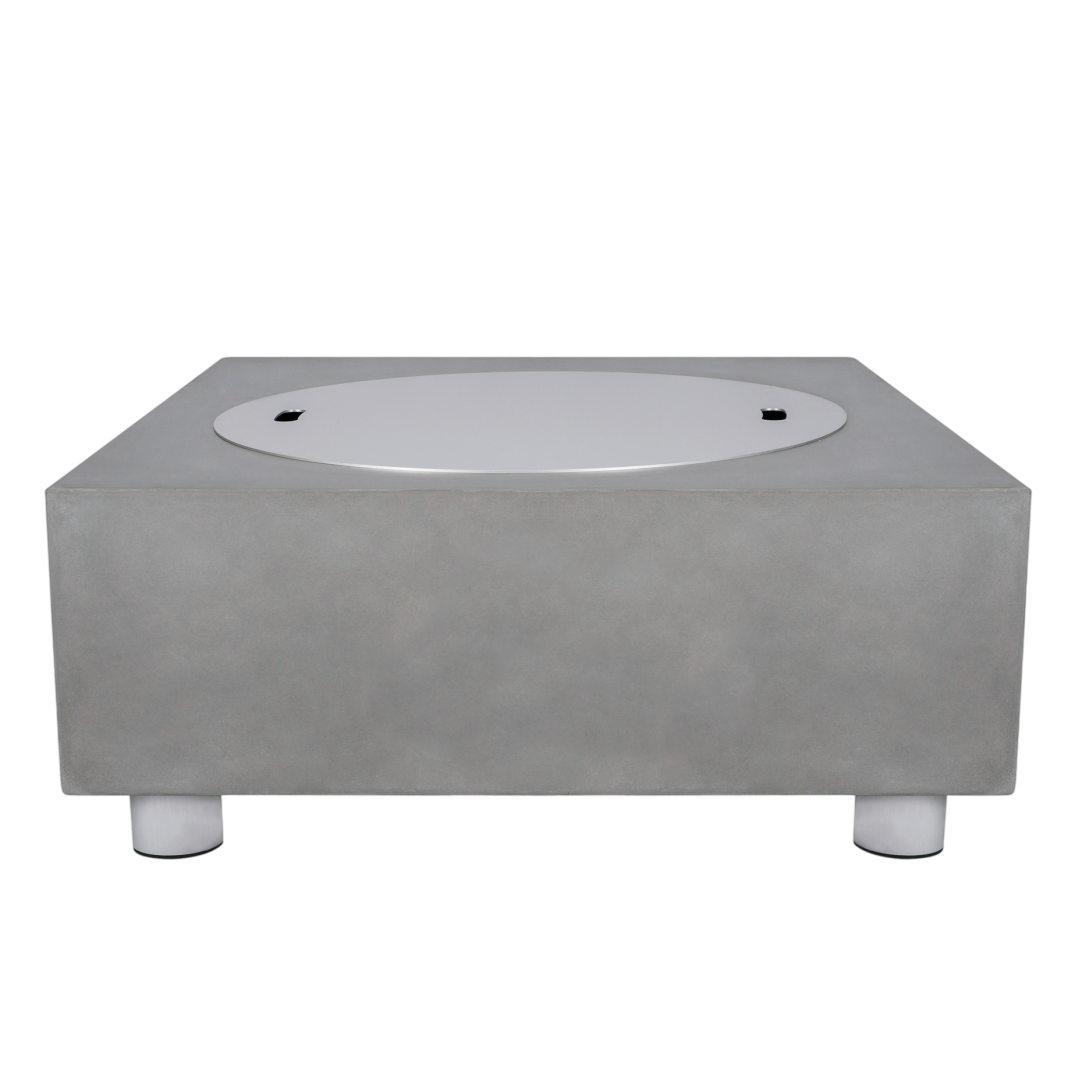Tao Concrete Fire Table - Sqaure 41" x 41"