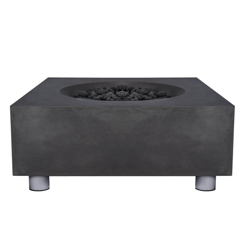 Tao Concrete Fire Table - Sqaure 41" x 41"