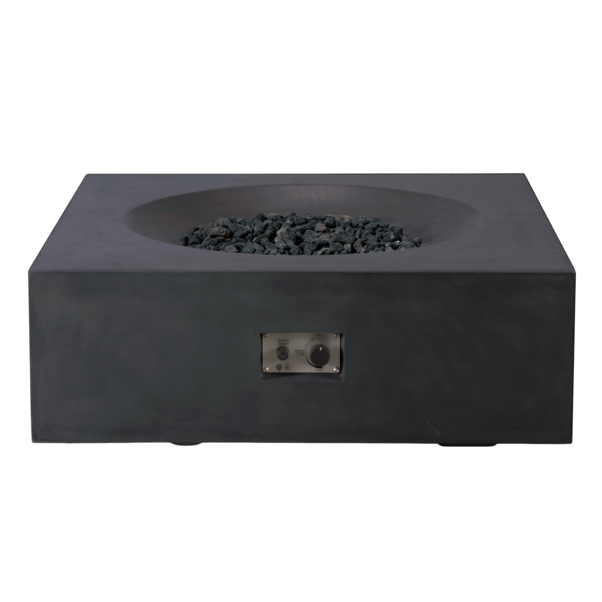 Tao Concrete Fire Table - Sqaure 41" x 41"