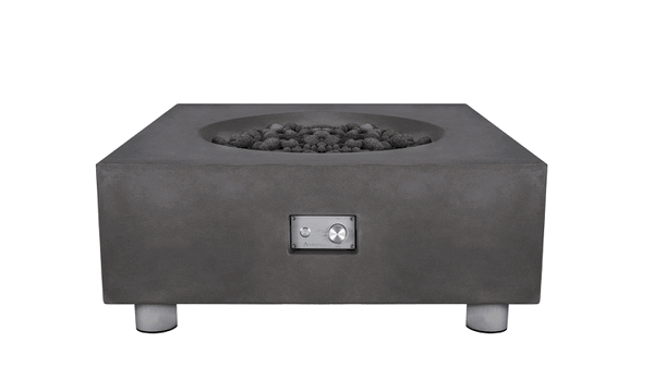 Tao Concrete Fire Table - Sqaure 41" x 41"