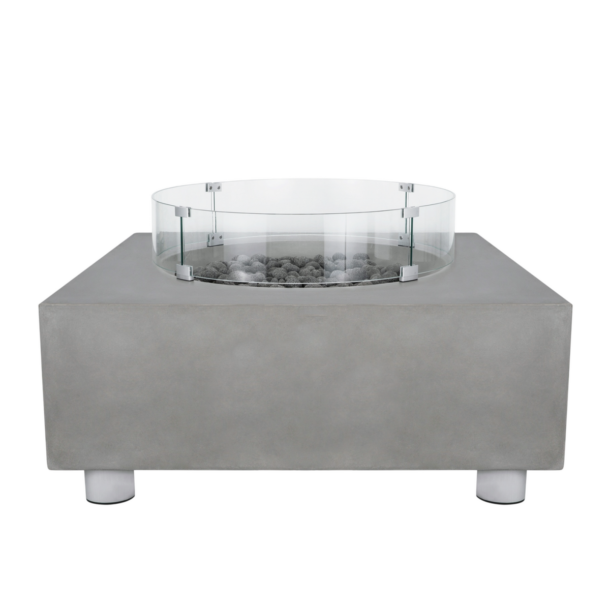 Tao Concrete Fire Table - Sqaure 41" x 41"