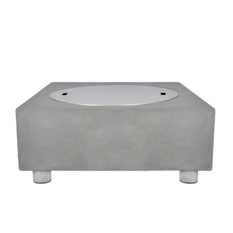 Tao Concrete Fire Table - Sqaure 41" x 41"