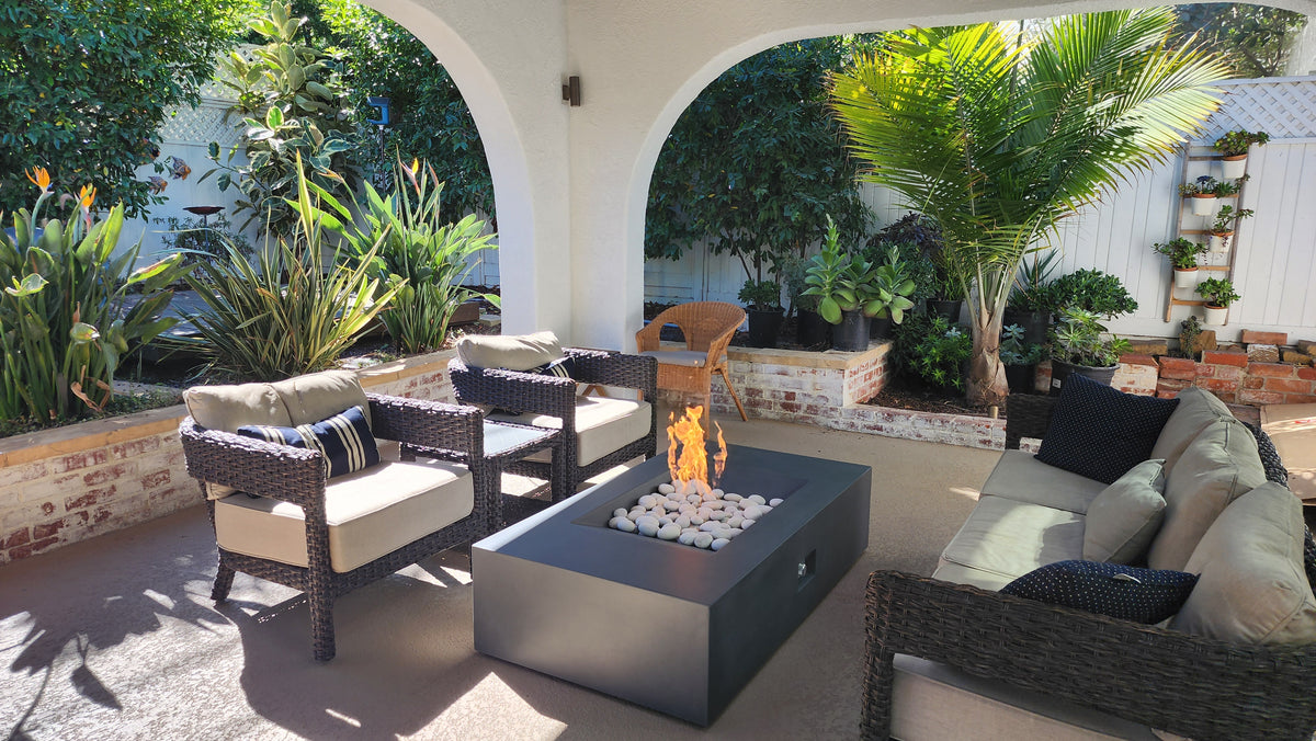 Fire Table Timer Custom MODerne Fire Table with Timer – Precision Control – Pyromania Fire