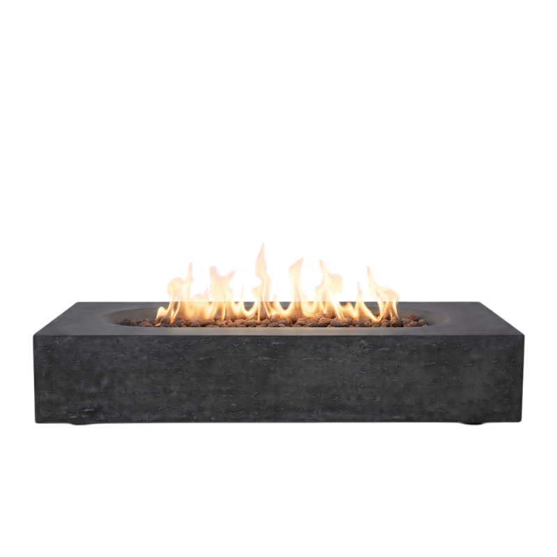 Alchemy Concrete Fire Table - Rectangle 60" x 30" x 11.5"