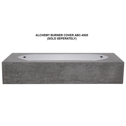 Alchemy Concrete Fire Table - Rectangle 60" x 30"