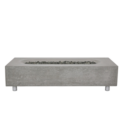 Alchemy Concrete Fire Table - Rectangle 60" x 30" x 11.5"