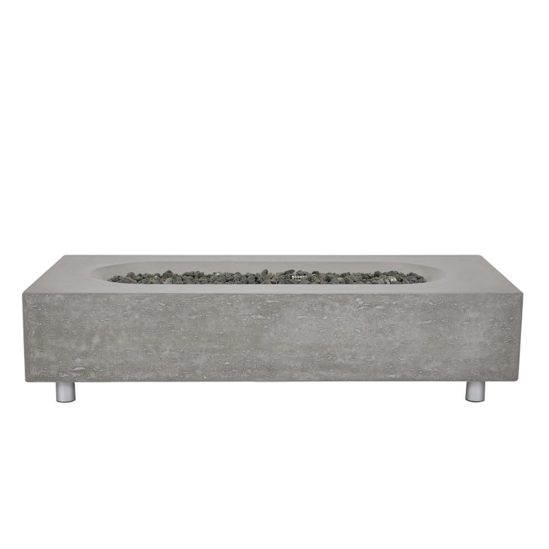 Alchemy Concrete Fire Table - Rectangle 60" x 30" x 11.5"