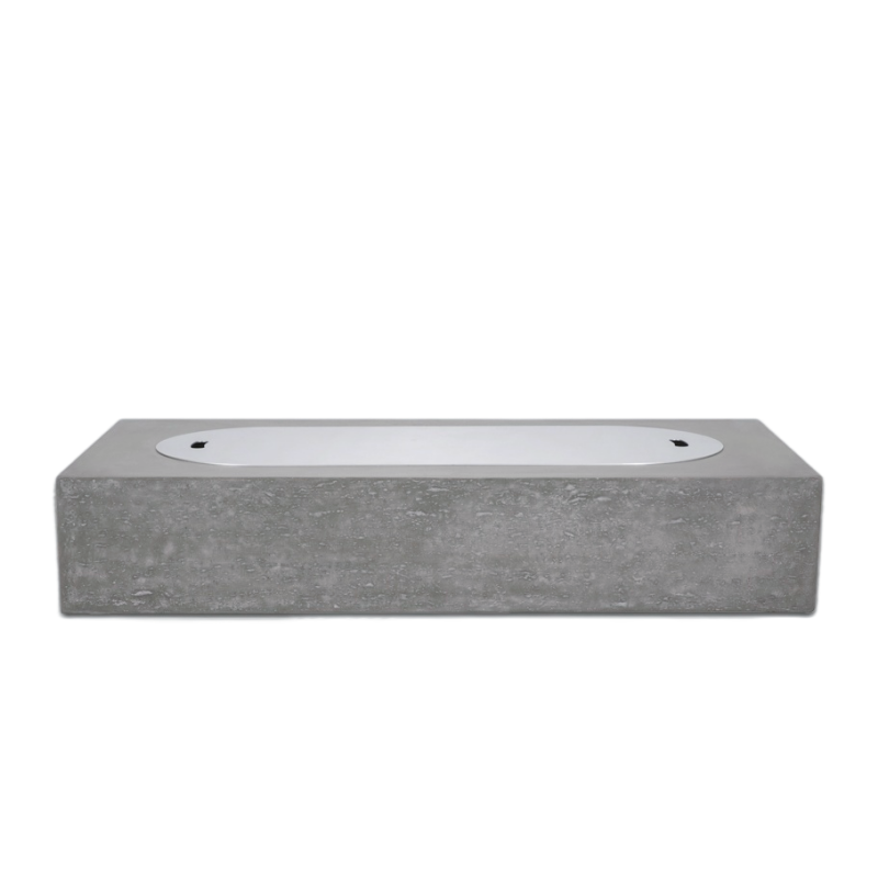 Alchemy Concrete Fire Table - Rectangle 60" x 30" x 11.5"