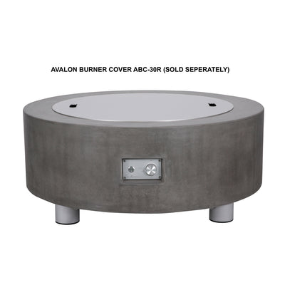 Avalon Pro Concrete Fire Pit Table - 42" Diameter