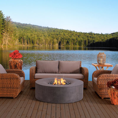 Avalon Pro Concrete Fire Pit Table - 42" Diameter