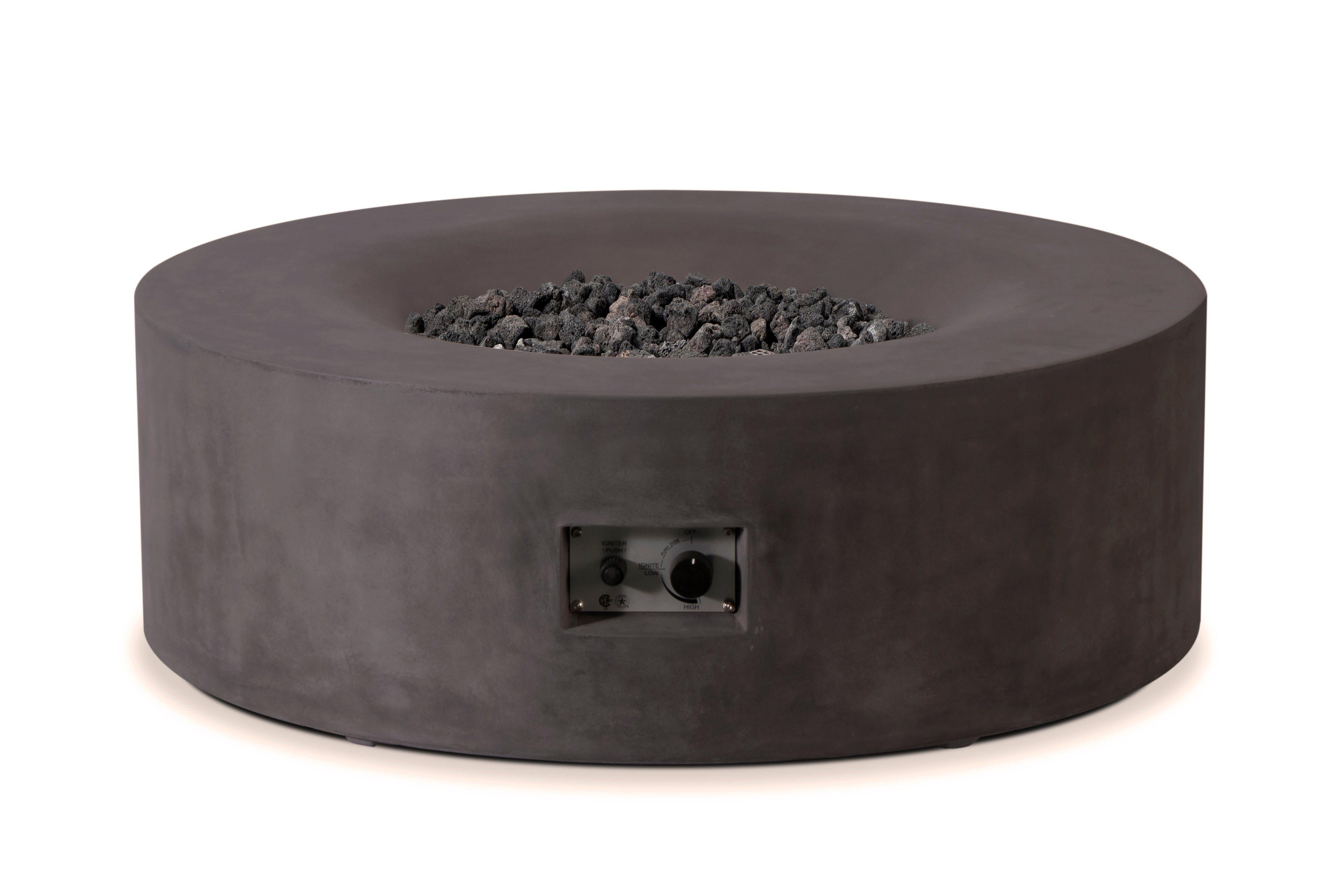 Avalon Concrete Fire Table - 42" Round