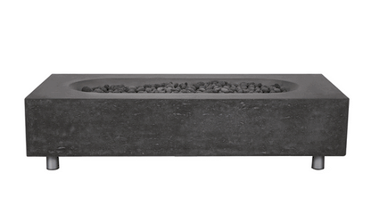 Alchemy Concrete Fire Table - Rectangle 60" x 30"