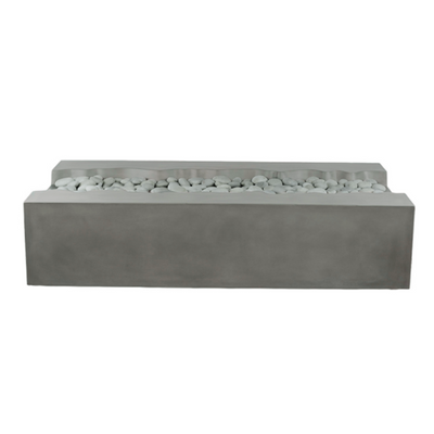 Arroyo Rectangle Concrete Fire Pit Table - 60" x 34"