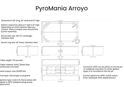 Arroyo - 60" x 34"