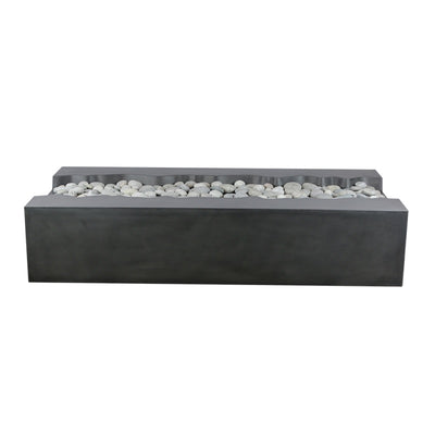 Arroyo Rectangle Concrete Fire Pit Table - 60" x 34"