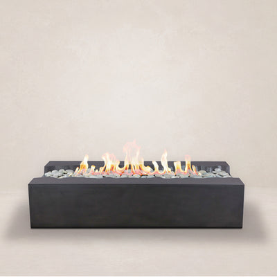 Arroyo Rectangle Concrete Fire Pit Table - 60" x 34"