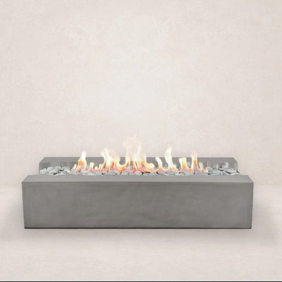 Arroyo Rectangle Concrete Fire Pit Table - 60" x 34"