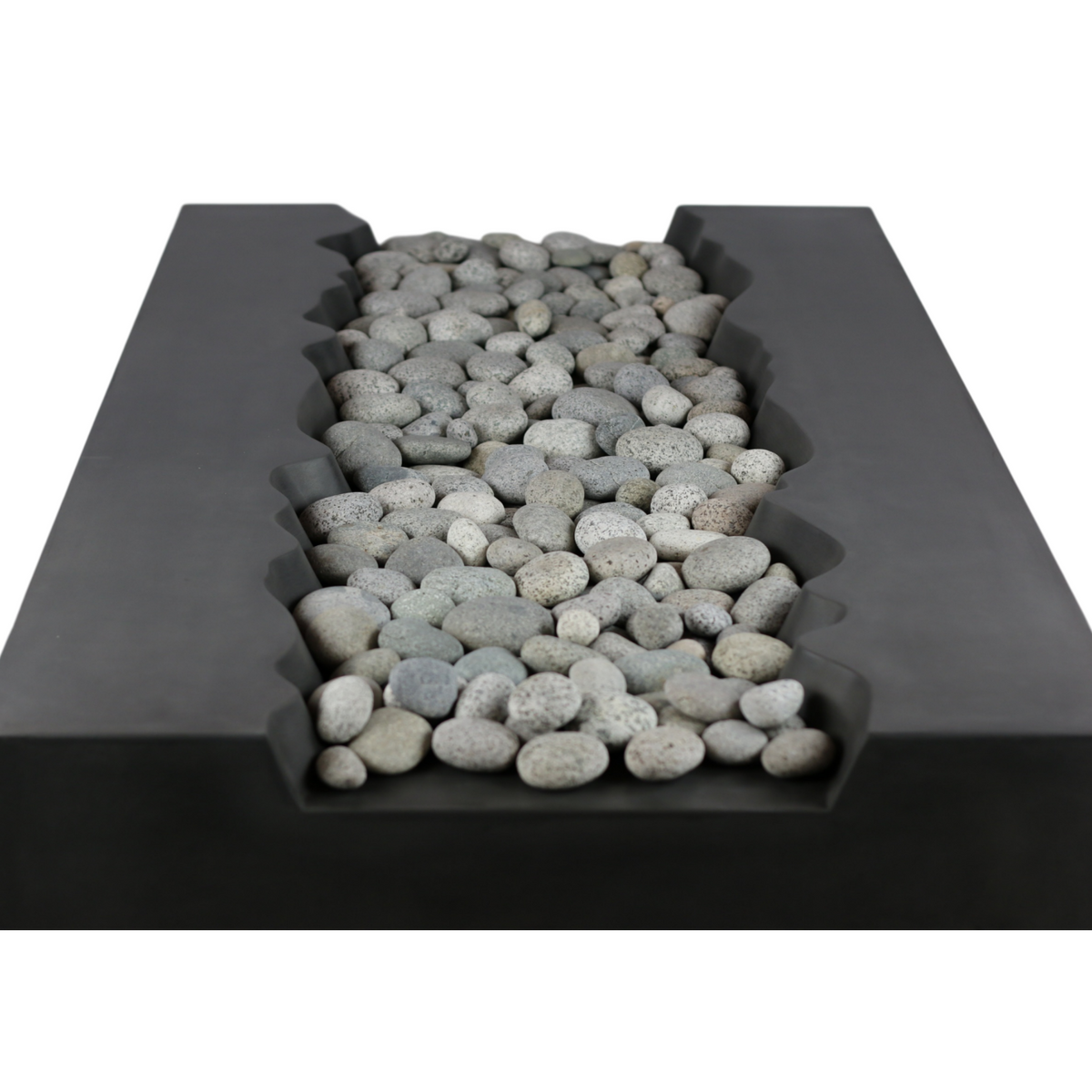 Arroyo Rectangle Concrete Fire Pit Table - 60" x 34" x 14"