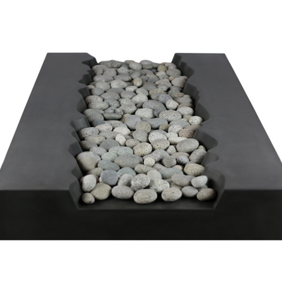Arroyo Rectangle Concrete Fire Pit Table - 60" x 34" x 14"