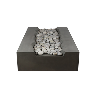 Arroyo Rectangle Concrete Fire Pit Table - 60" x 34"