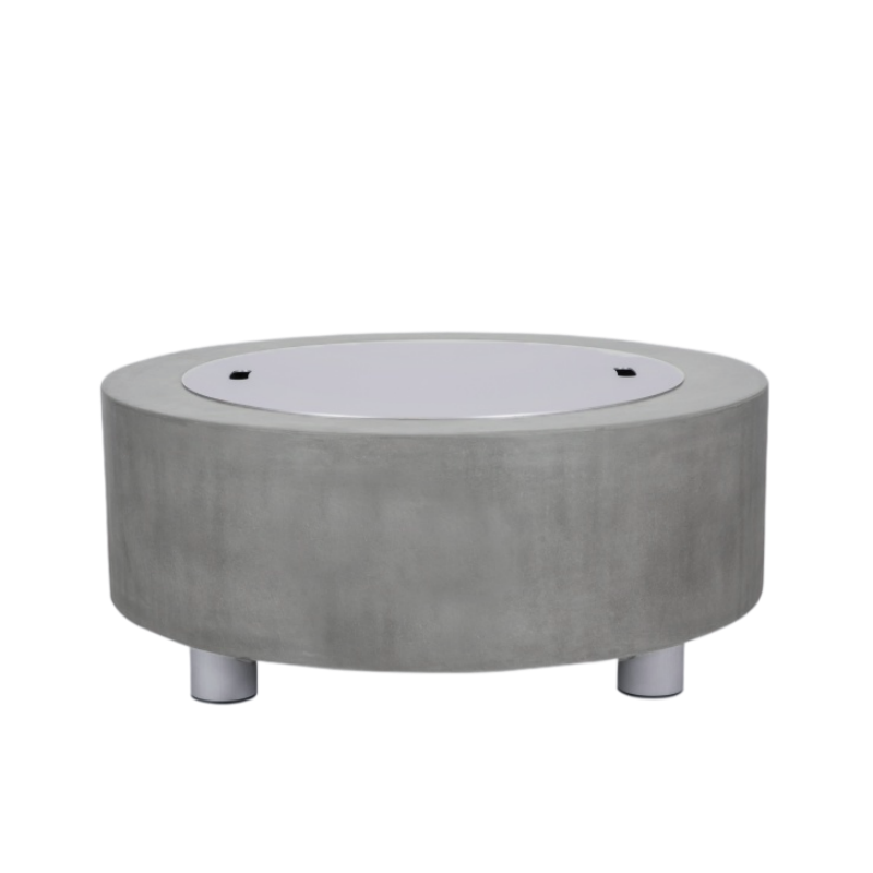 Avalon Concrete Fire Table - 42" Round