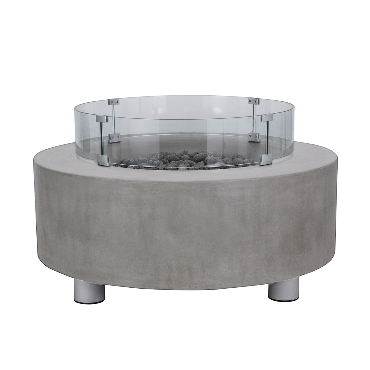 Avalon Concrete Fire Table - 42" Round