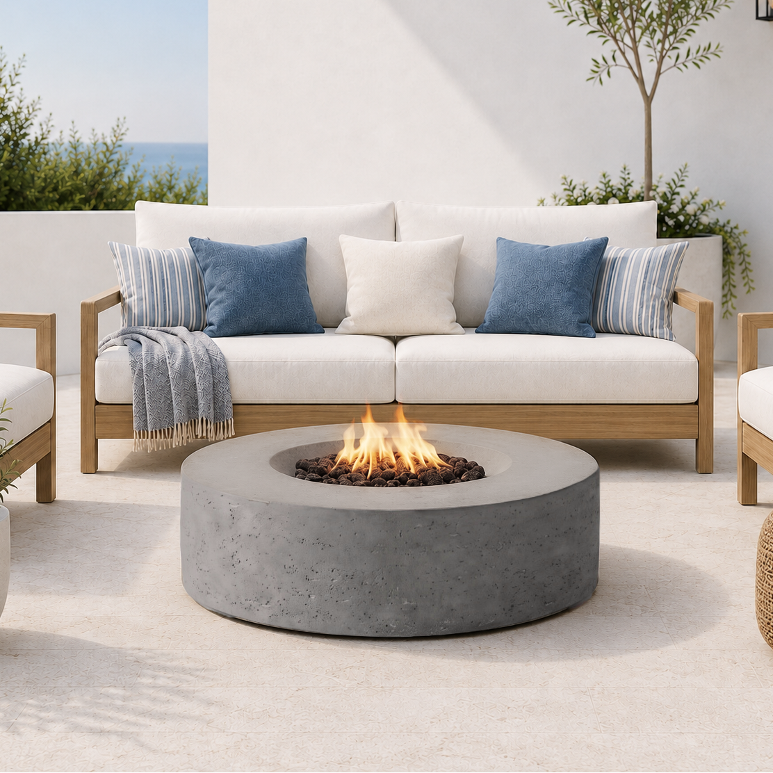 Genesis Concrete Fire Table - Round 41"