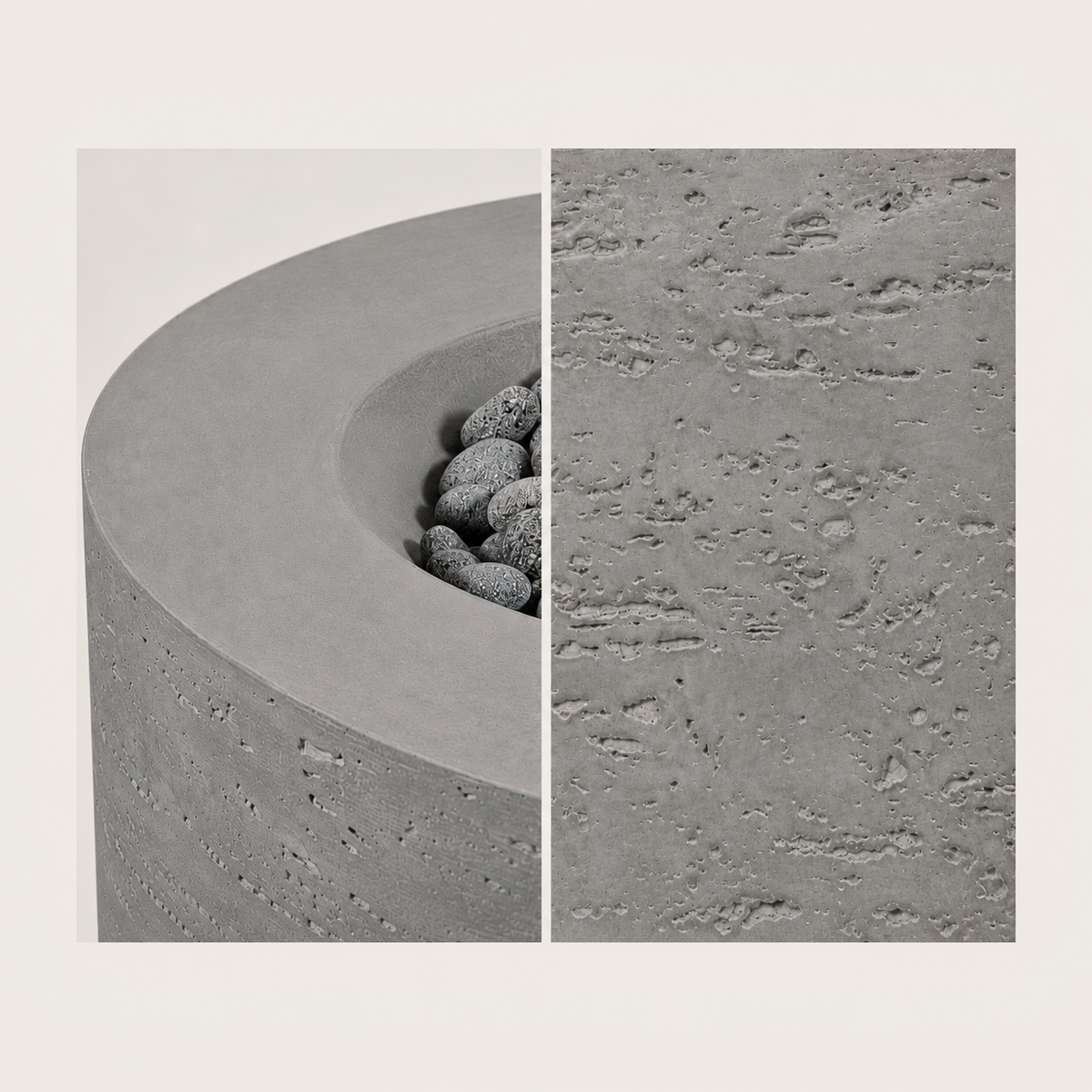 Genesis Pro Concrete Fire Pit Table - 41" Diameter