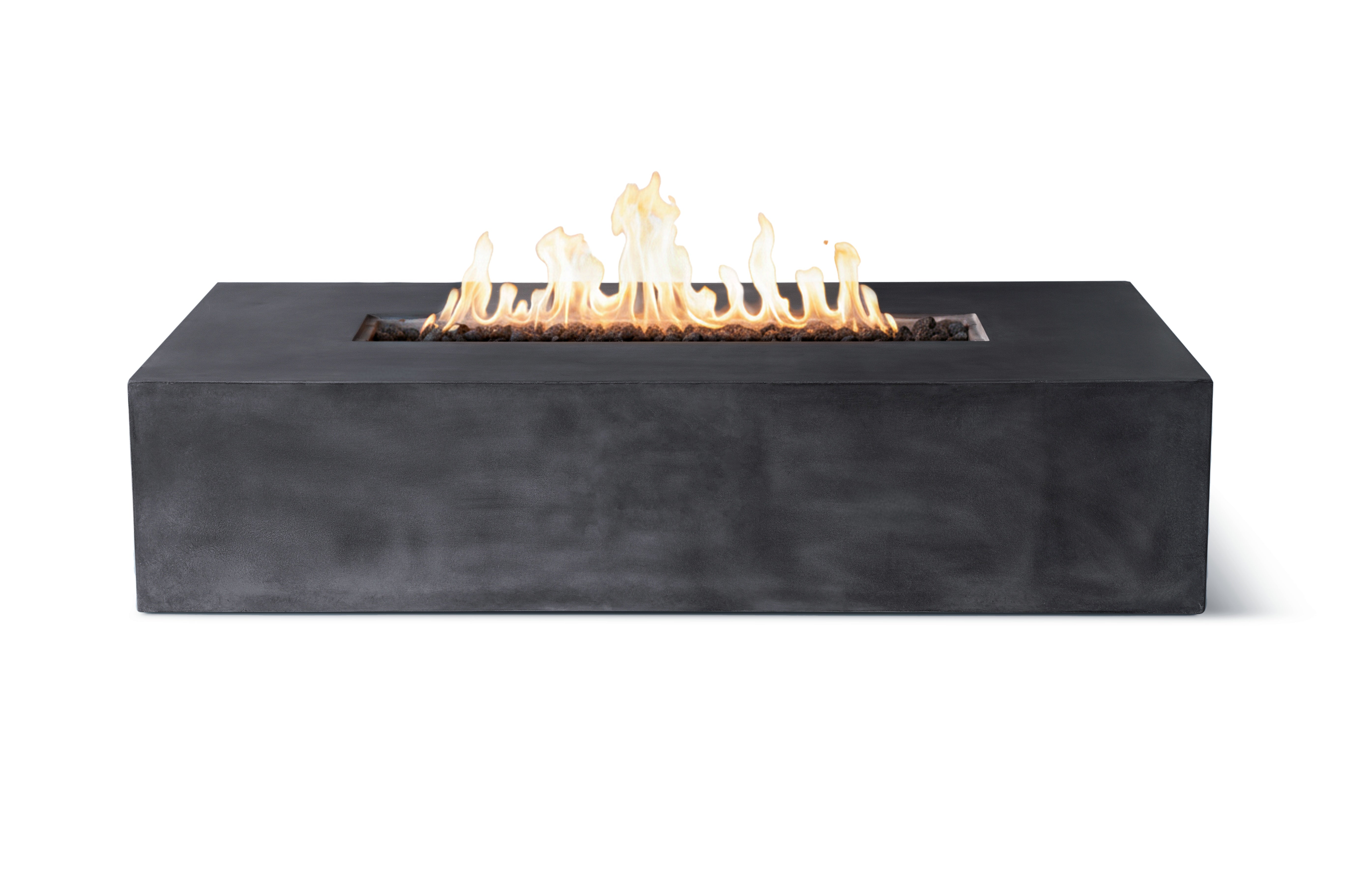 Brut 60 Rectangle Concrete Fire Pit Table - 60" x 30"