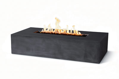 Brut 60 Rectangle Concrete Fire Pit Table - 60" x 30"