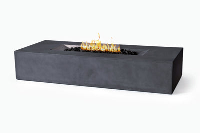 Laguna Pro Rectangle Concrete Fire Pit Table - 72" x 30"