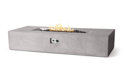 Laguna Concrete Fire Table - Rectangle 72" x 30"