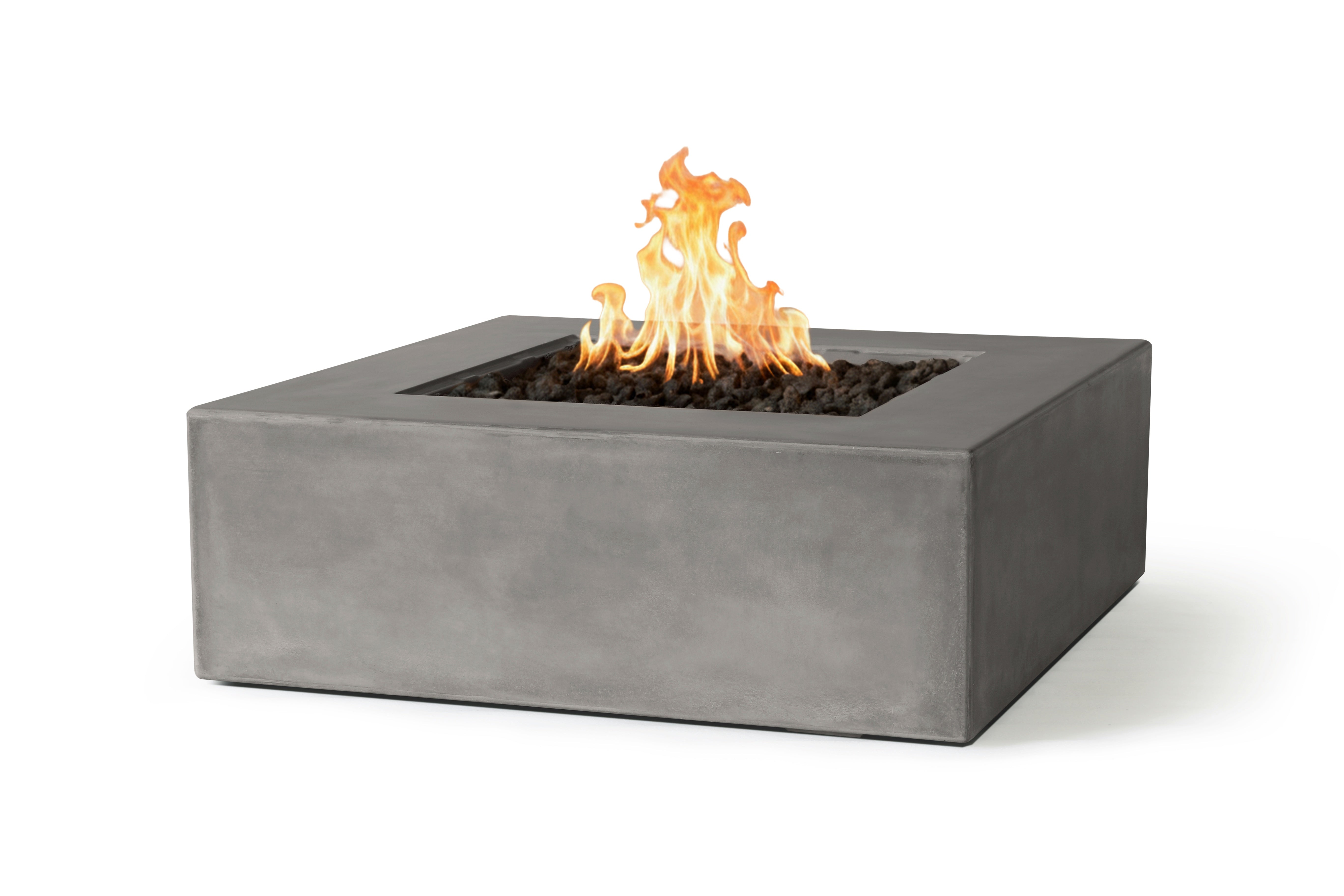 Otto Square Concrete Fire Pit Table - 42" x 42" x 15"