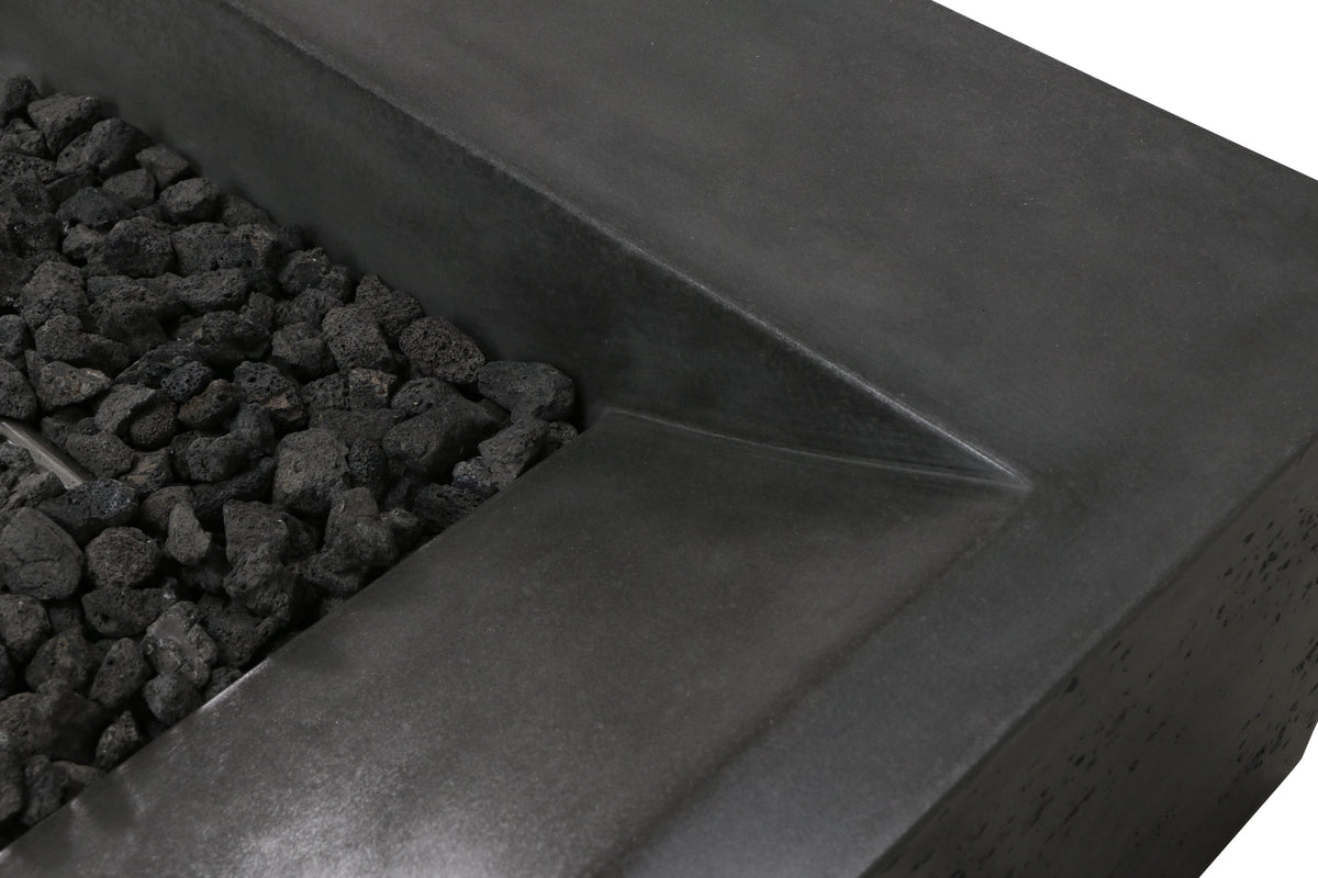 Millenia Concrete Fire Table - Rectangle 48" x 30"