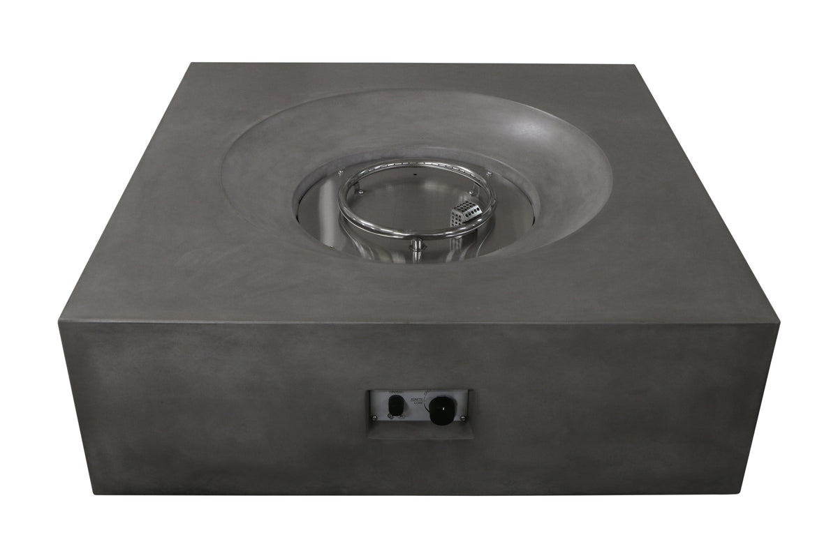 Tao Concrete Fire Table - Sqaure 41" x 41"