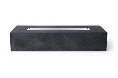 Brut 72 Rectangle Concrete Fire Pit Table - 72" x 30"