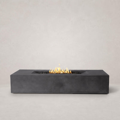 Laguna Pro Rectangle Concrete Fire Pit Table - 72" x 30"