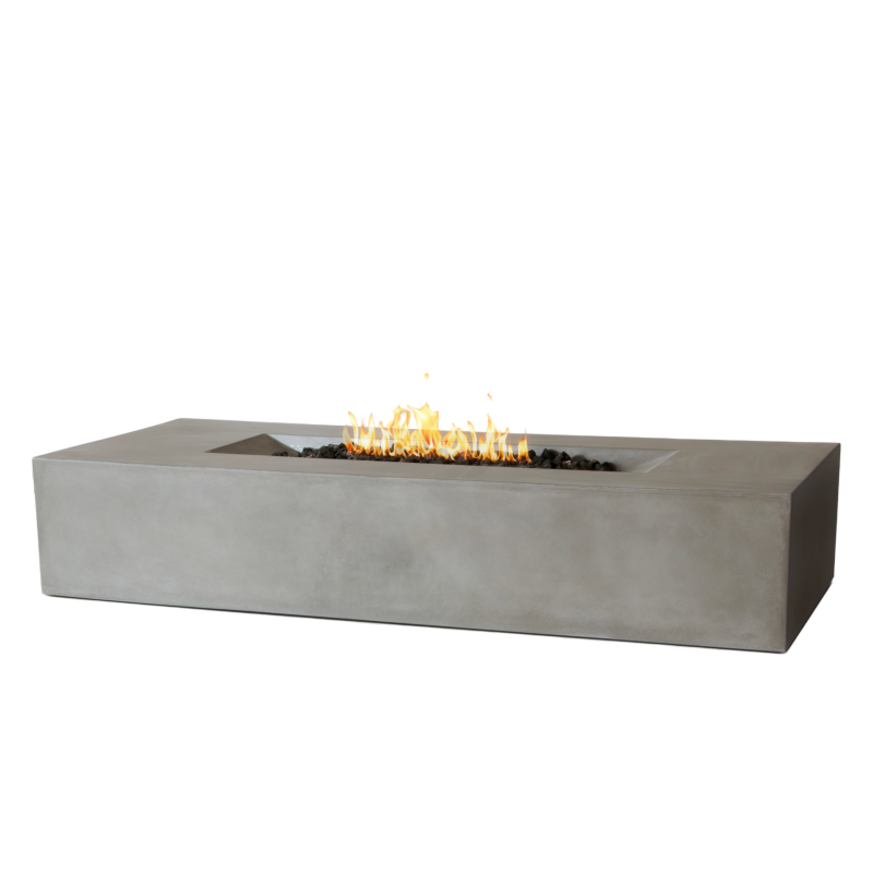 Laguna Concrete Fire Table - Rectangle 72" x 30"