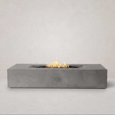 Laguna Pro Rectangle Concrete Fire Pit Table - 72" x 30"