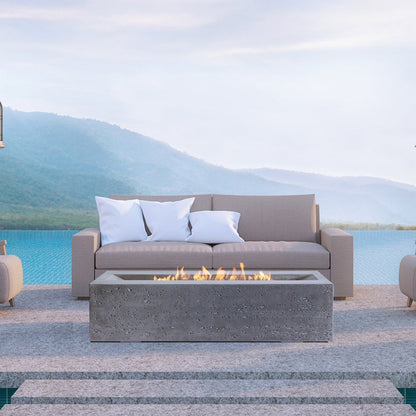 Millenia Concrete Fire Table - Rectangle 48" x 30"