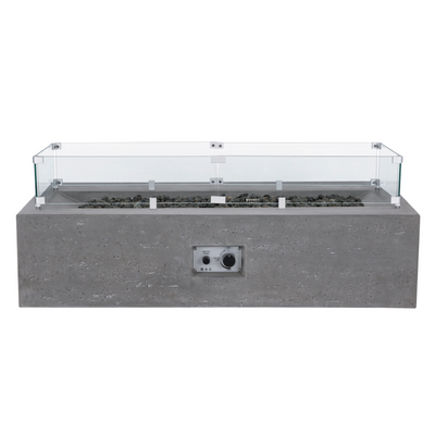 Millenia Concrete Fire Table - Rectangle 48" x 30"